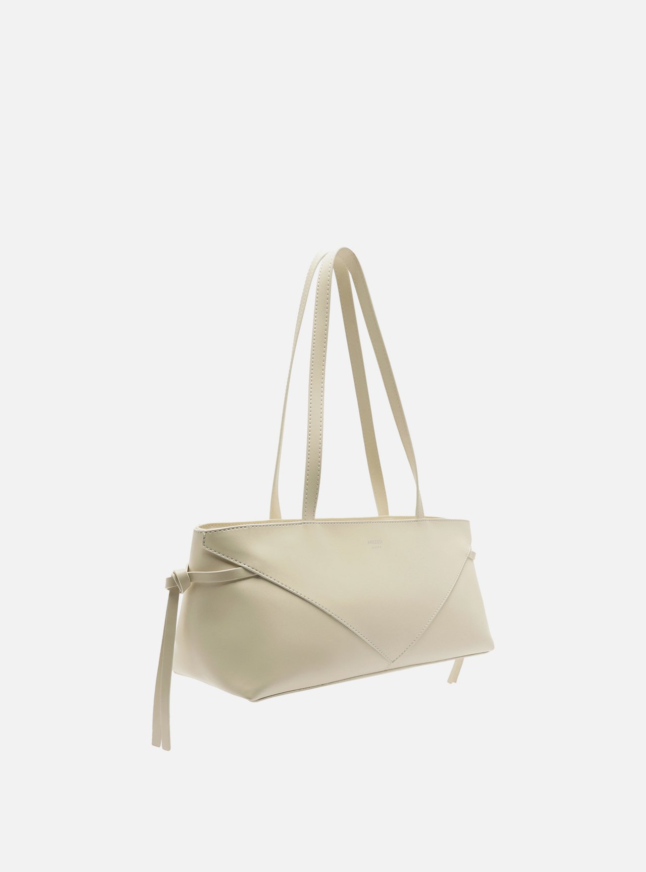 Bolsa Shoulder Branca Média Nó — foto 5