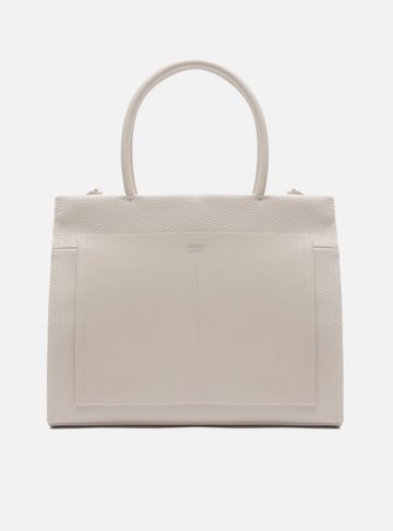 Bolsa Shopping Branca Grande Bolso