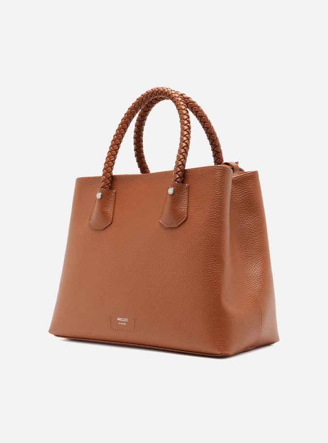 Bolsa Shopping Marrom Grande