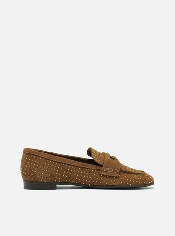 Mocassin Marrom Bico Redondo