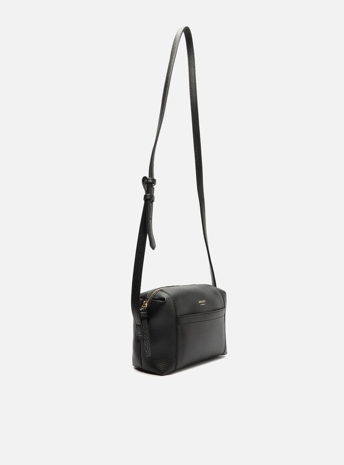 Bolsa Tiracolo Preta Pequena Bolso Frontal