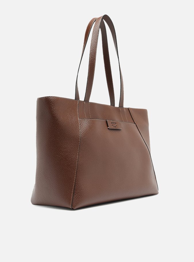 Bolsa Shopping Marrom Ligia Grande