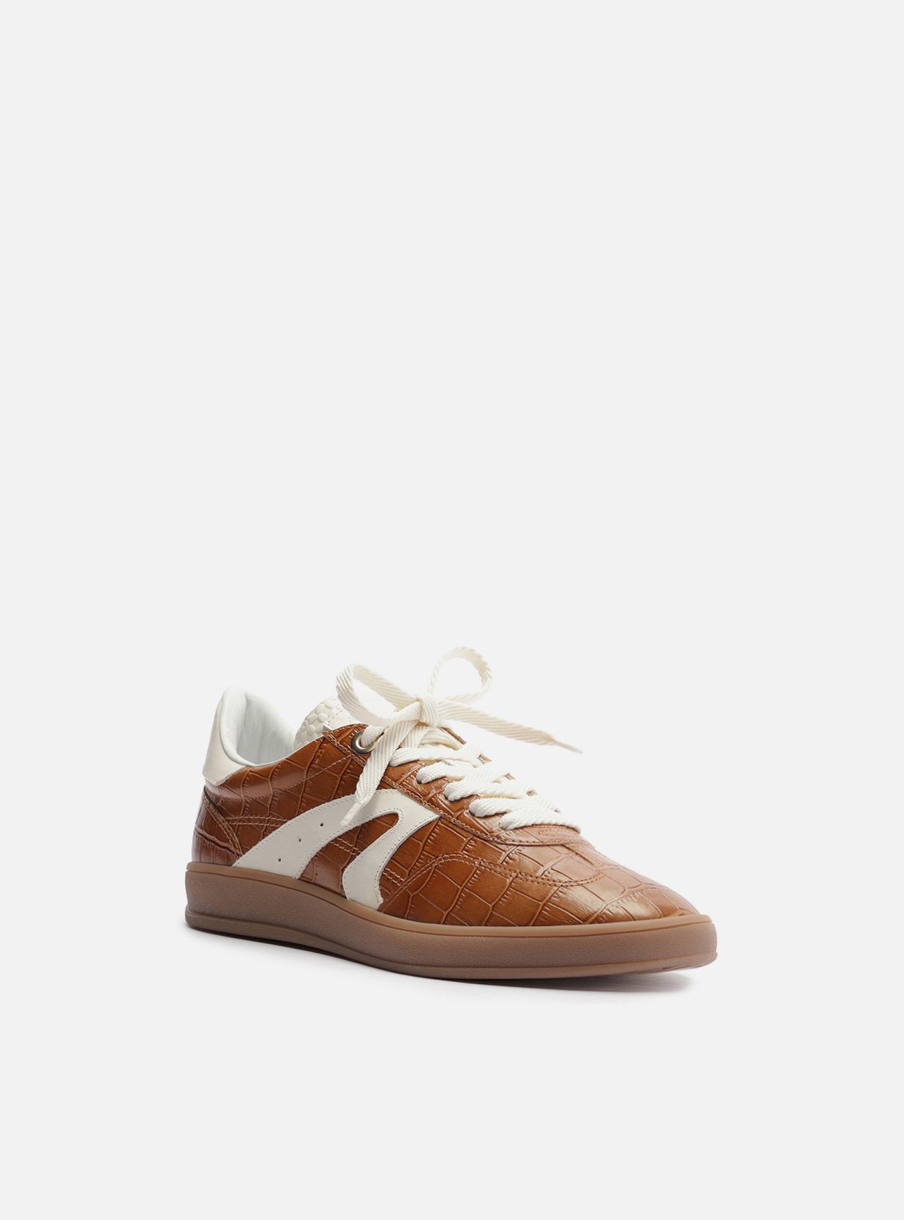 Tênis Marrom Croco Amarração ARZ72 — foto 2