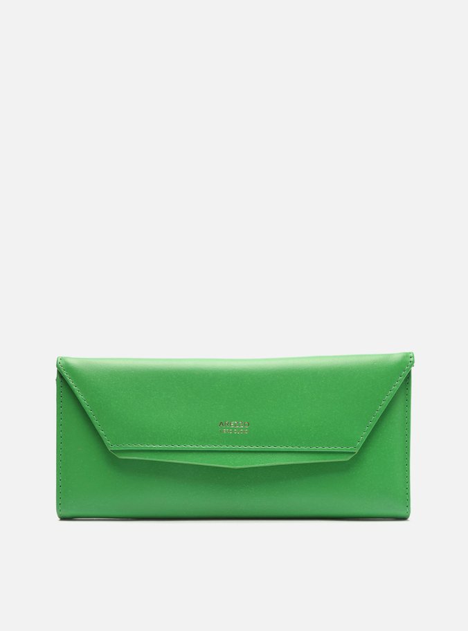 Carteira Verde Couro Speciale Retangular