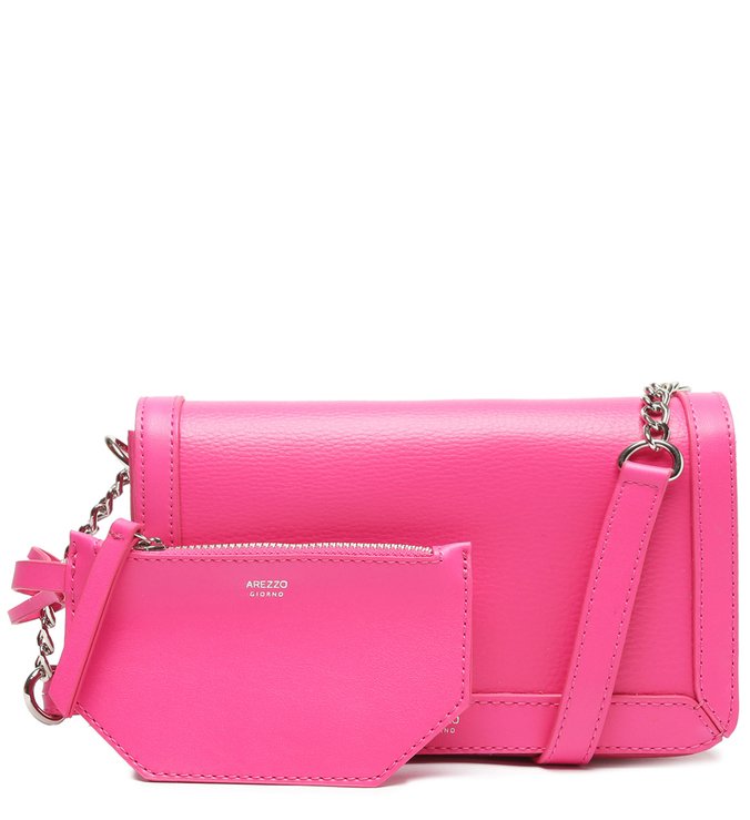 Bolsa Tiracolo Rosa Beatriz Pequena