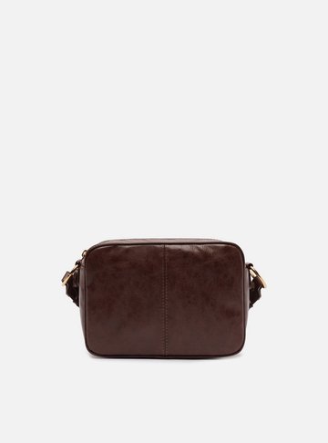 Arezzo — Bolsa Tiracolo Marrom Média Ilhoses Argolas