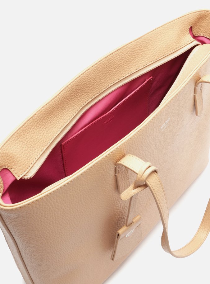Bolsa Shopping Bege Manu Grande