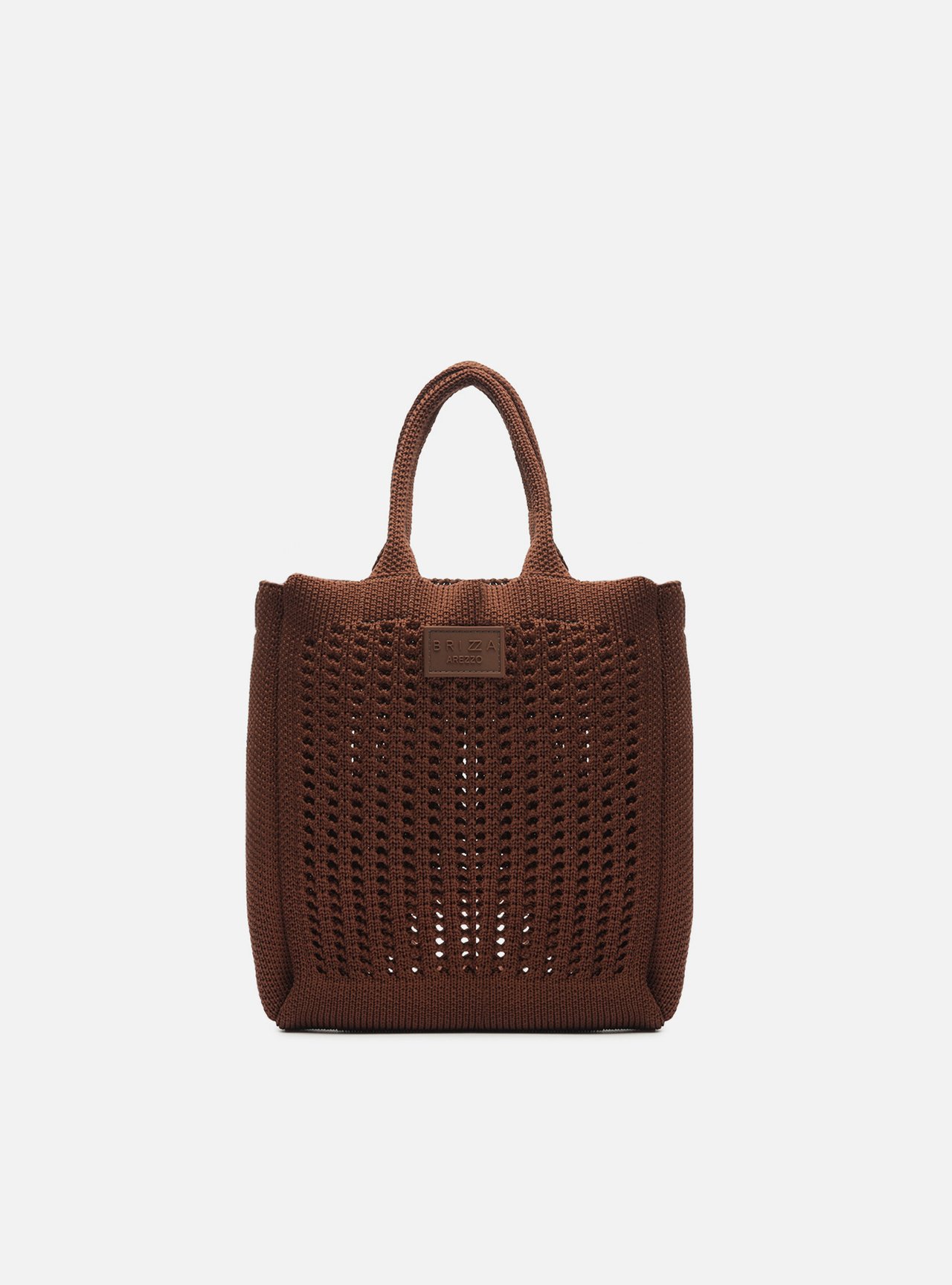 Bolsa Tote Marrom Coffee Mônaco Pequena — foto 1