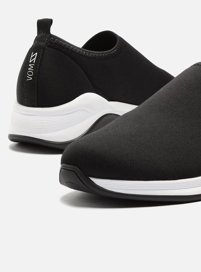 Tênis Slip On Preto Athleisure