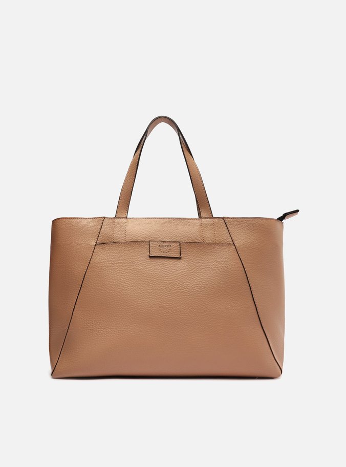 Bolsa Shopping Bege Ligia Grande