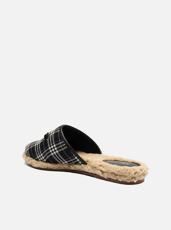 Mule Preta Xadrez Pelo Home