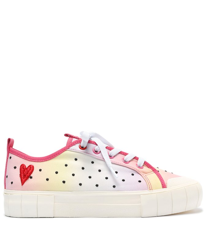 Tênis Multicolorido Lona Poá ZZ Love