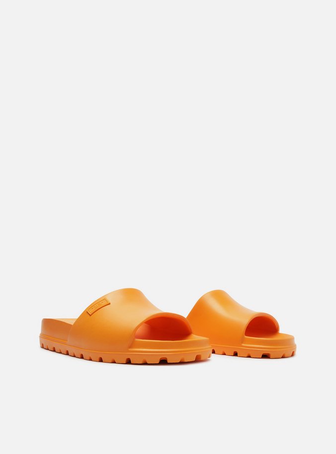 Chinelo Slide Laranja Brizza