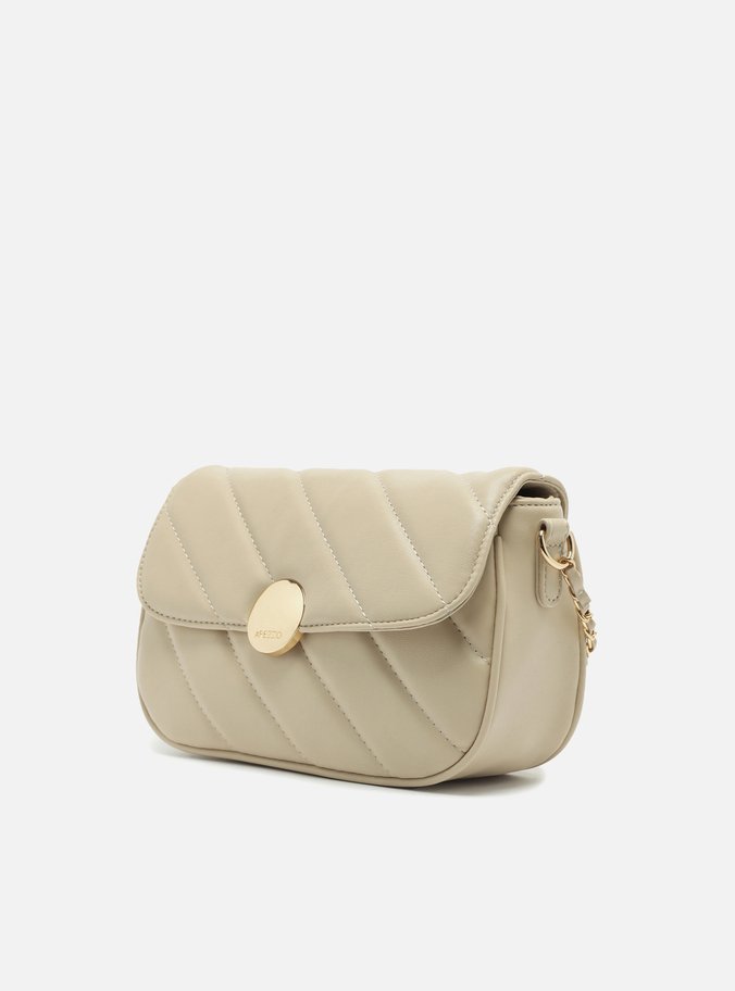 Bolsa Tiracolo Bege Pequena Matelassê