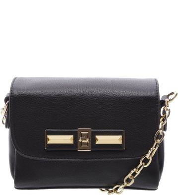 Bolsa Tiracolo Corrente Clássica Preta