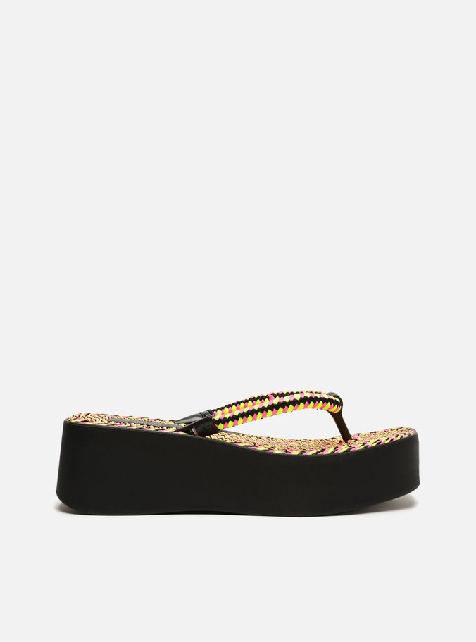 Sandália Multicolorida Flatform Sardenha Brizza
