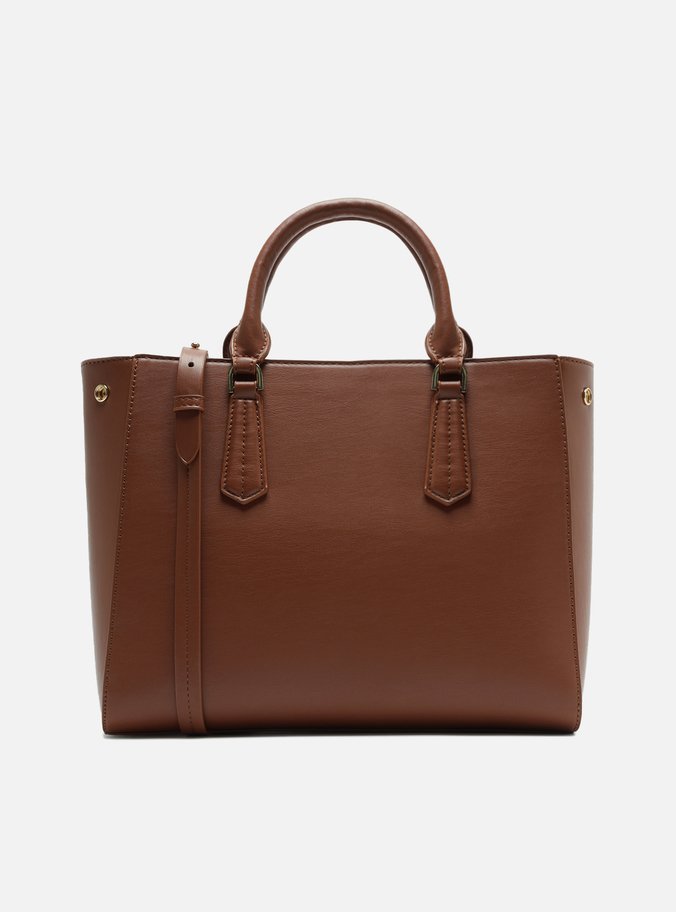 Bolsa Marrom Grande Eco Calf