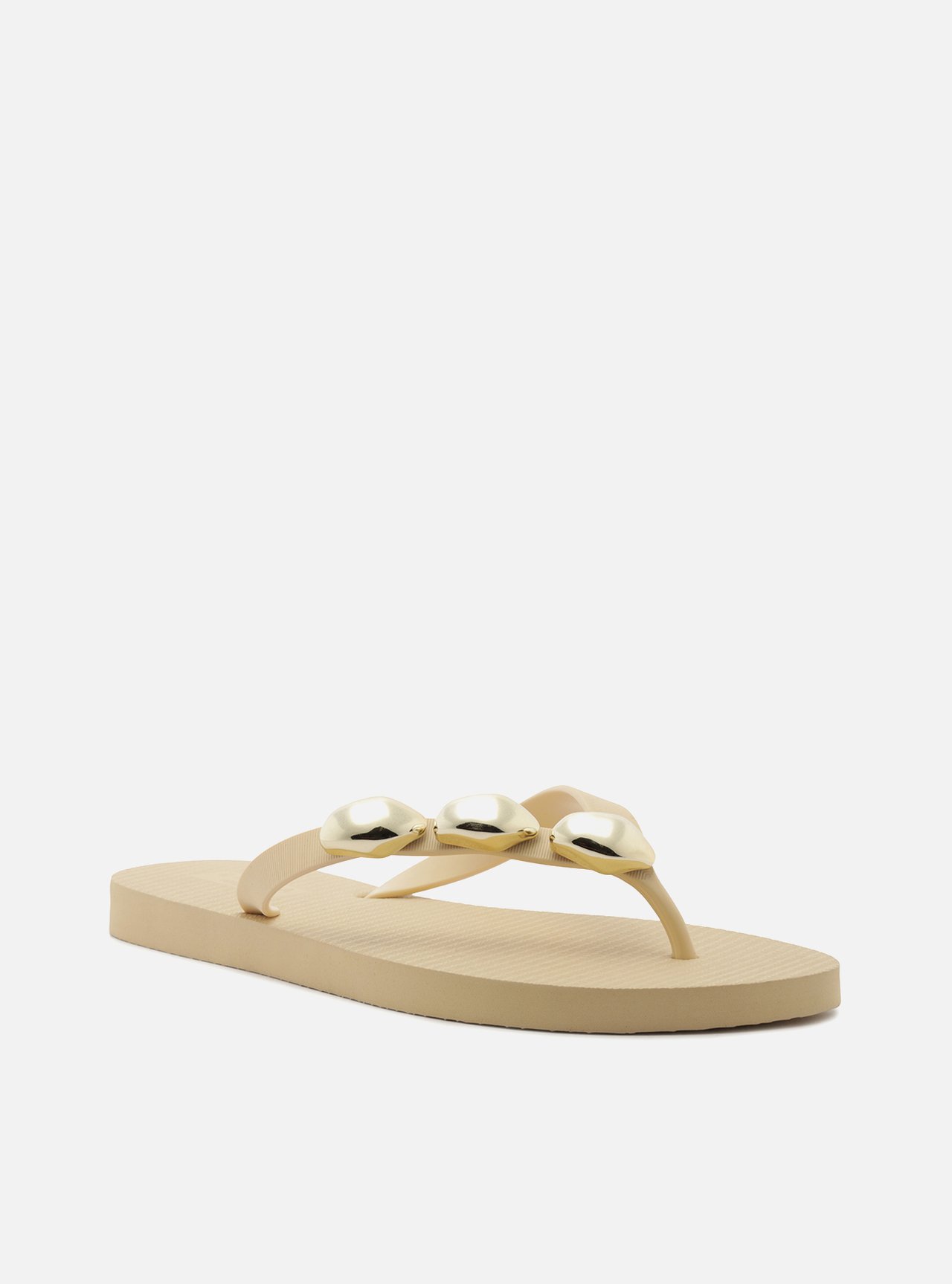 Chinelo de Dedo Branca Flatform Brizza — foto 2