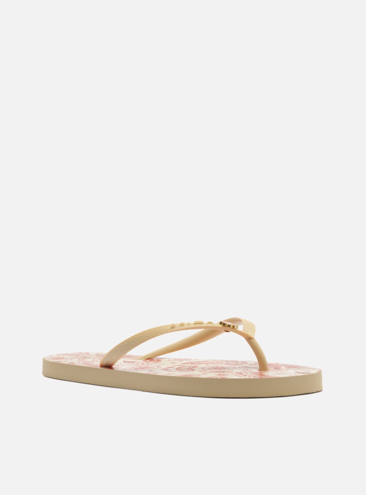 Chinelo de Dedo Laranja Floral Essential Pin — foto 2