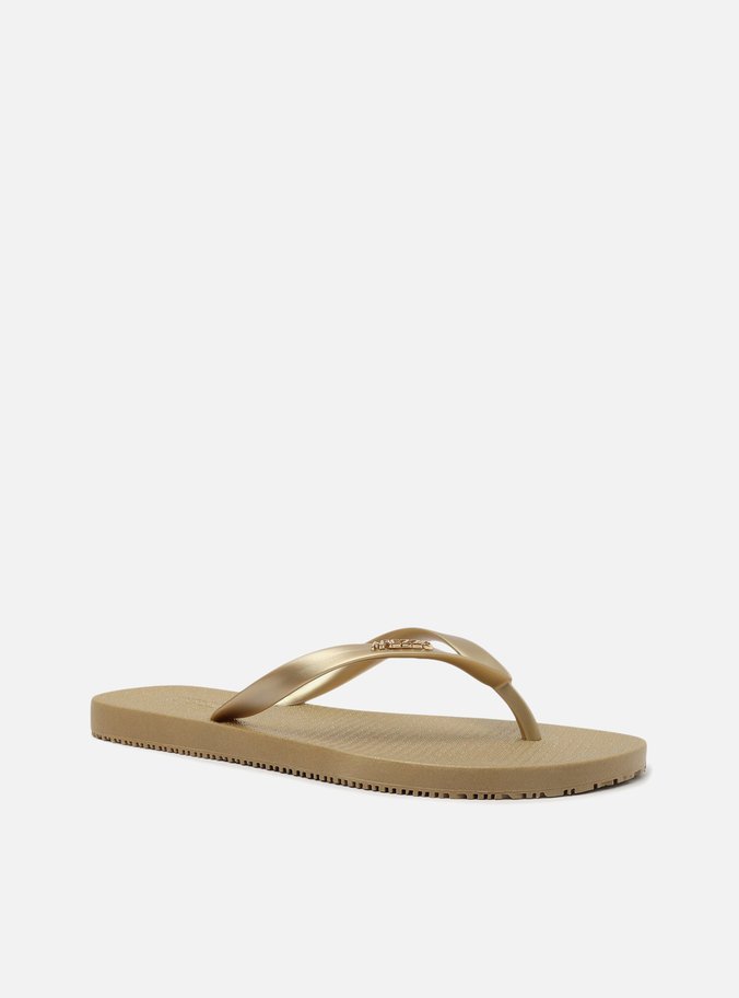 Chinelo de Dedo Dourado Brizza