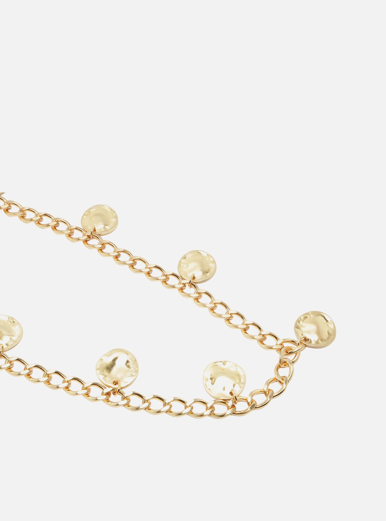 Cinto Dourado Corrente Medalhas — foto 3