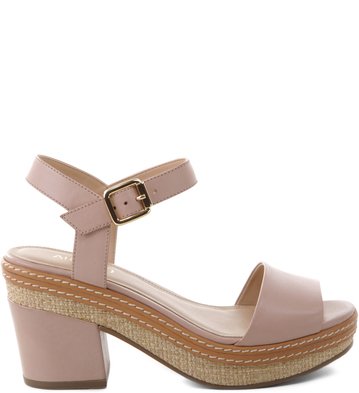 Plataforma Blocada Couro Quartzo