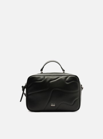 Bolsa Tiracolo Preta Waves Média Elisa