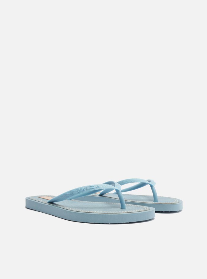 Chinelo de Dedo Azul Tiras Finas Jeans