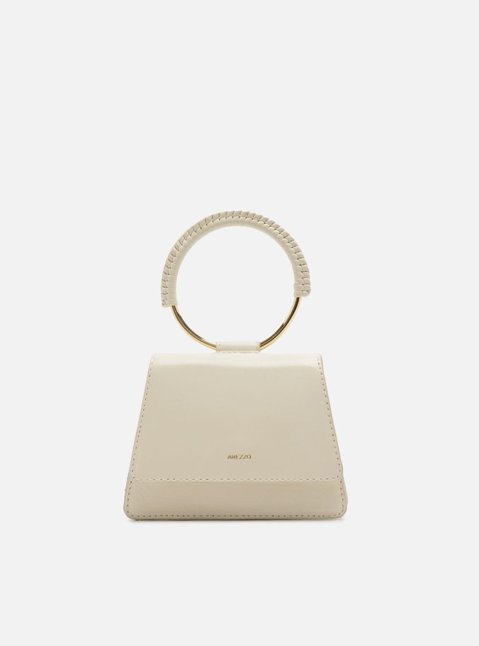 Bolsa Tiracolo Branca Couro Pequena
