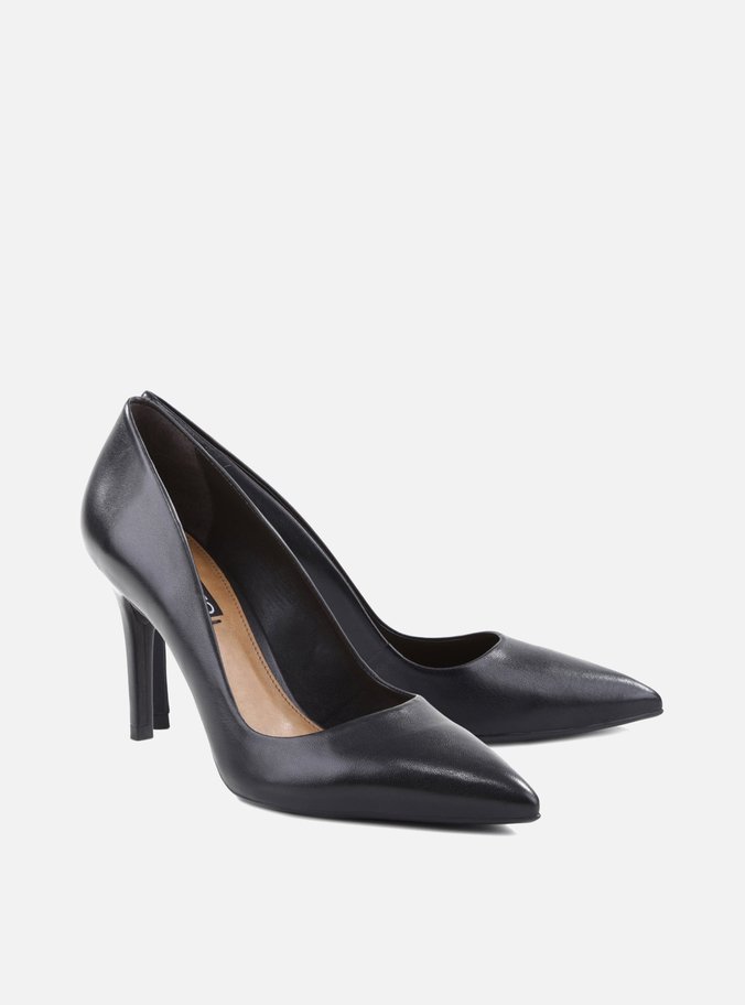 Scarpin Couro Preto