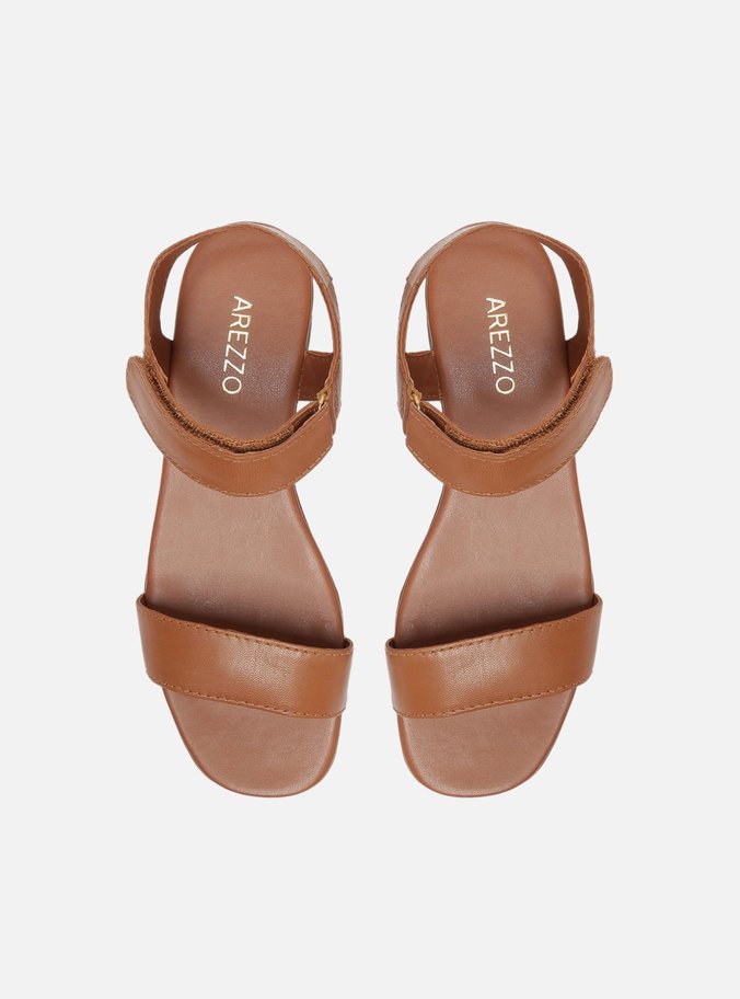 Sandália Plataforma Baixa Classic Marrom