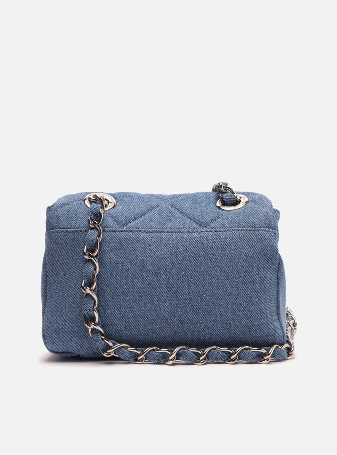 Bolsa Tiracolo Azul Jeans Mizz Pequena