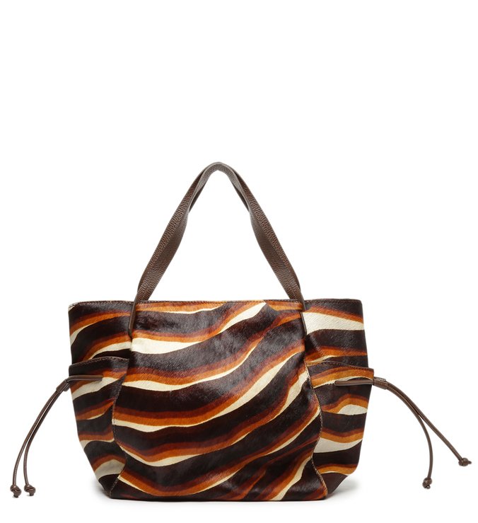 Bolsa Shopping Animal Print Pelo Mia Grande