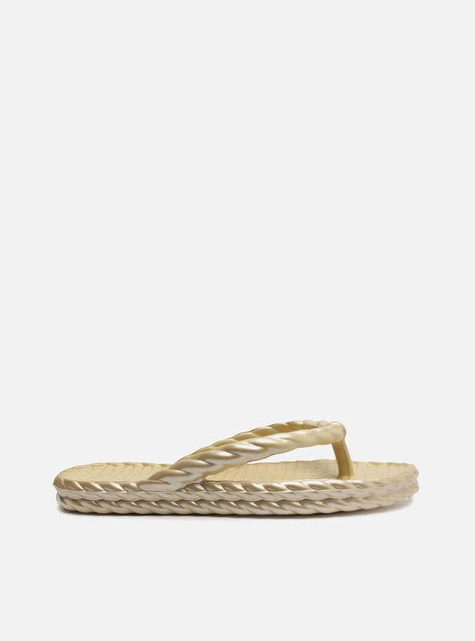 Chinelo de Dedo Dourado Marrocos La Sirene