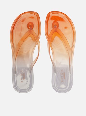 Arezzo — Chinelo de Dedo Laranja