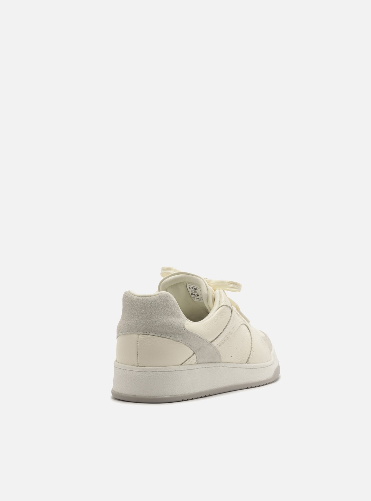 Tênis Branco Amarração Suede — foto 3