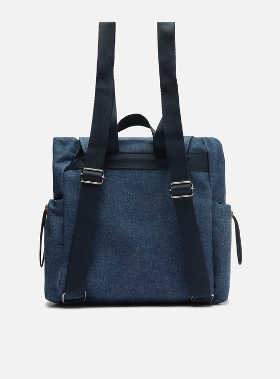 Mochila Azul Denim Gigi Média