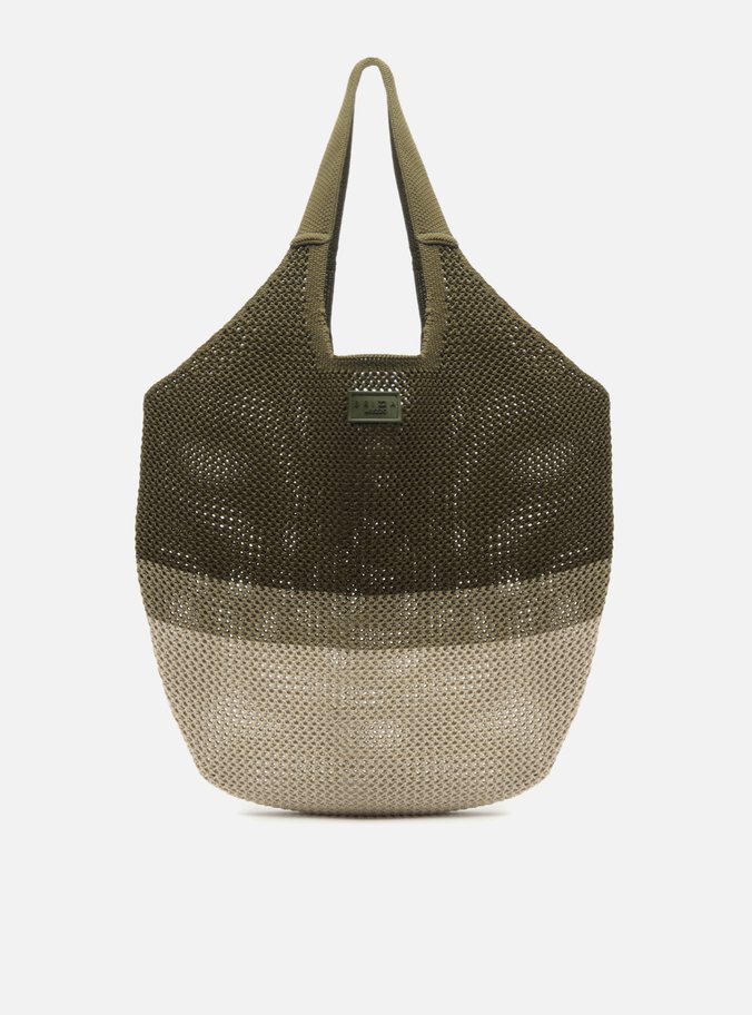 Bolsa Shopping Verde Crochê Grande Mayra