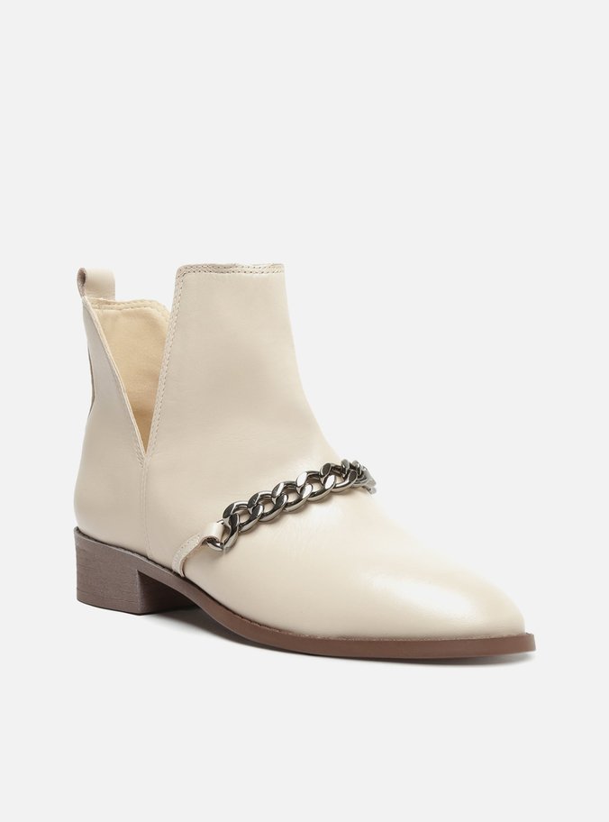 Bota Cano Curto Off-White Corrente