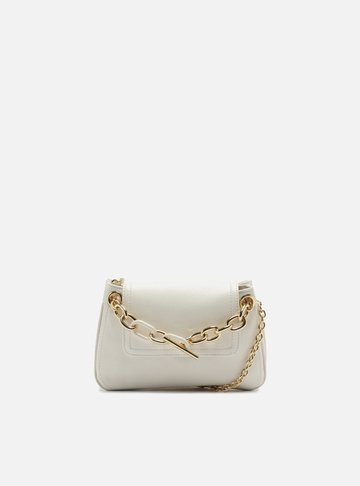 Bolsa Tiracolo Branca Couro Claire Pequena