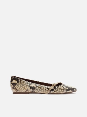 Sapatilha Animal Print Bico Quadrado