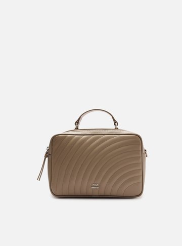 Bolsa Tiracolo Cinza Elisa Média