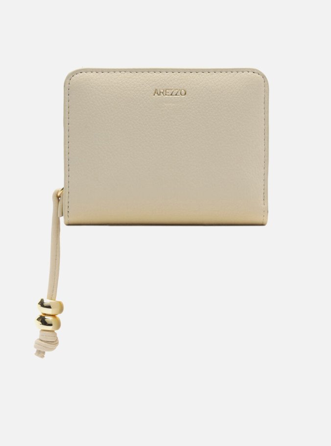 Carteira Off White Média Zíper Puxador