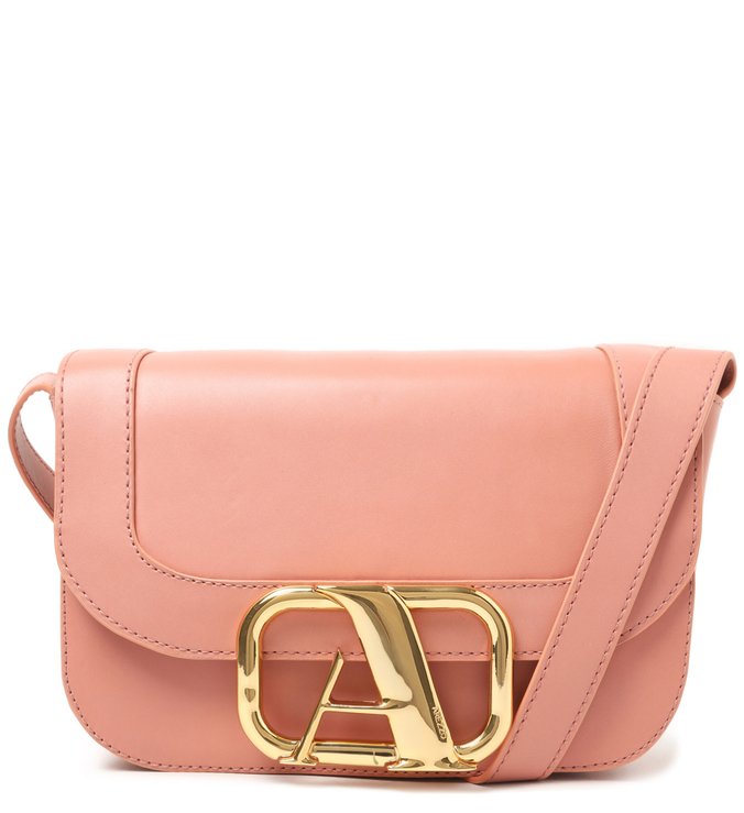 Bolsa Tiracolo Rosa Couro Média Speciale