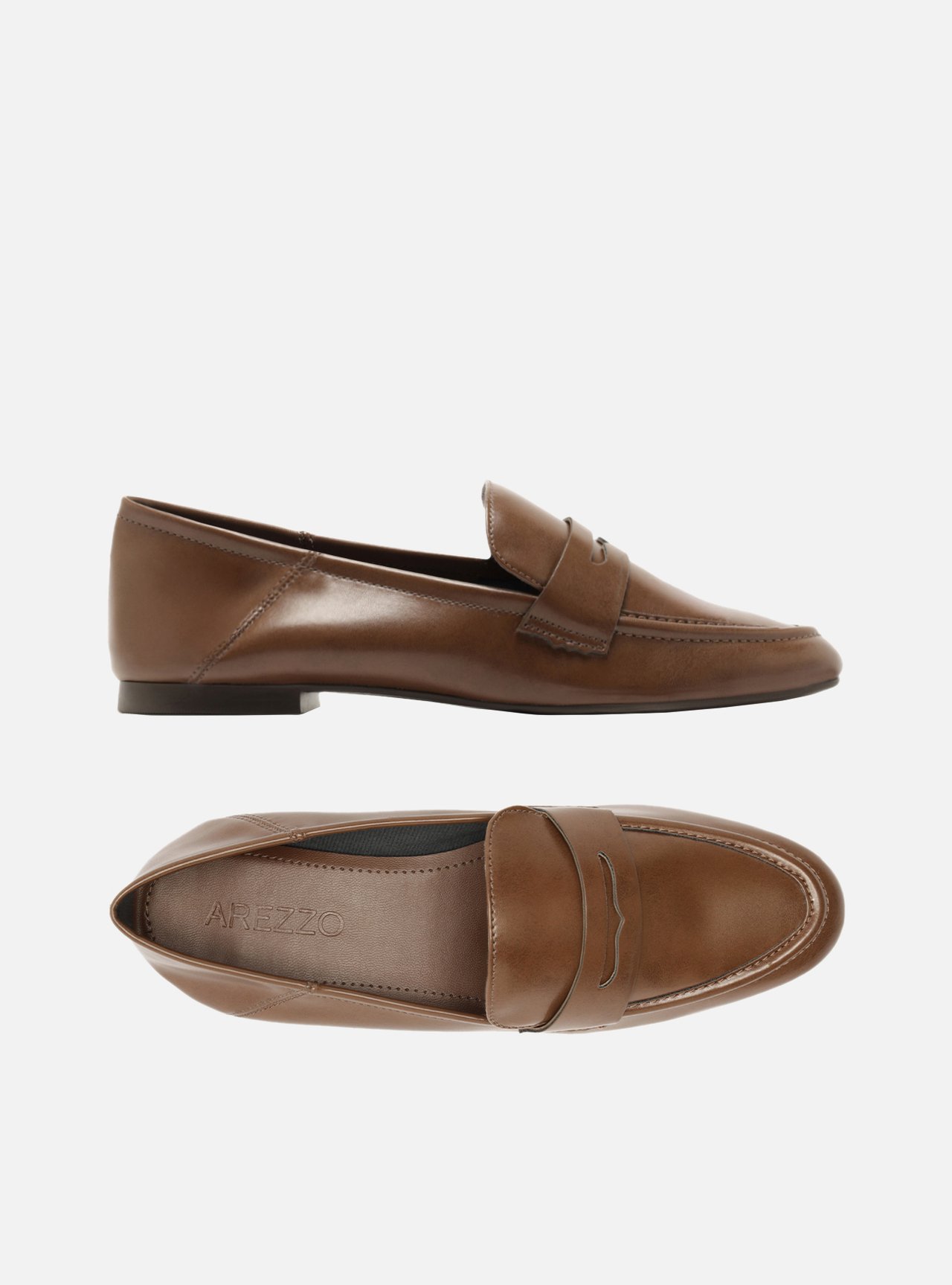 Mocassim Marrom Bico Redondo Tira Classic — foto 6