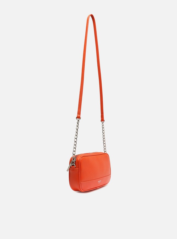 Bolsa Tiracolo Laranja Pequena Corrente Basic
