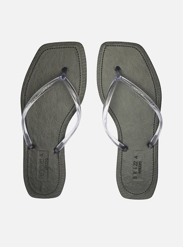 Arezzo — Chinelo de Dedo Preto Square Brizza