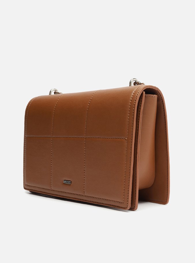 Bolsa Tiracolo Marrom Média