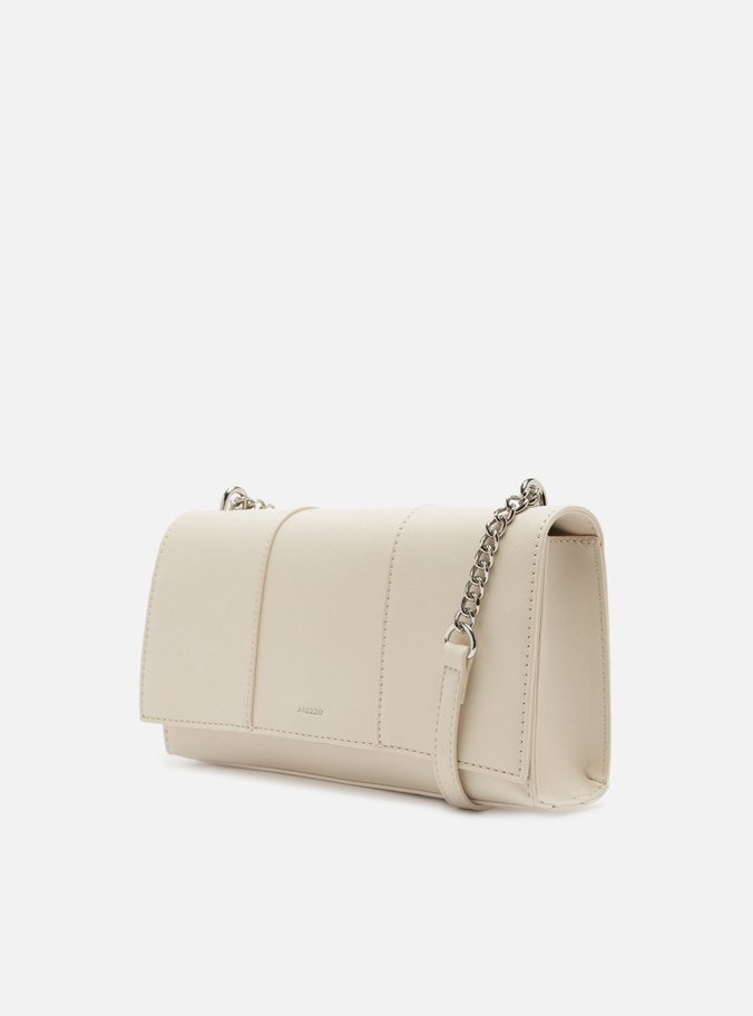 Bolsa Tiracolo Off-White Média Recortes