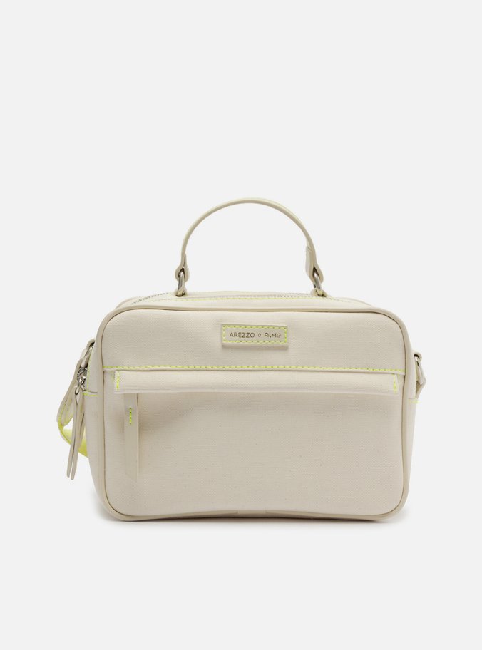 Bolsa Tiracolo Off-White Prione Média Alme